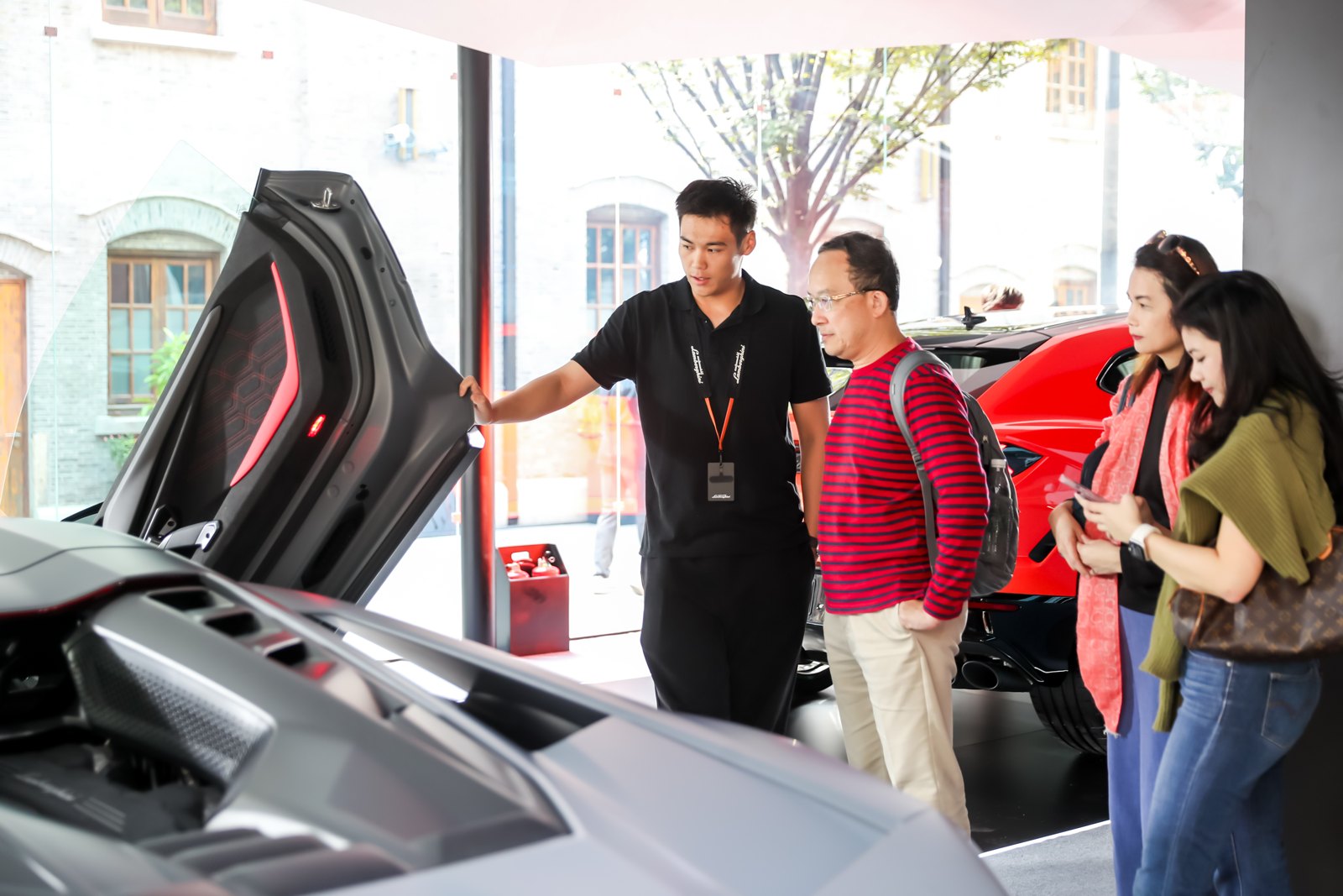 The 2024 Lamborghini pop-up in Beijing